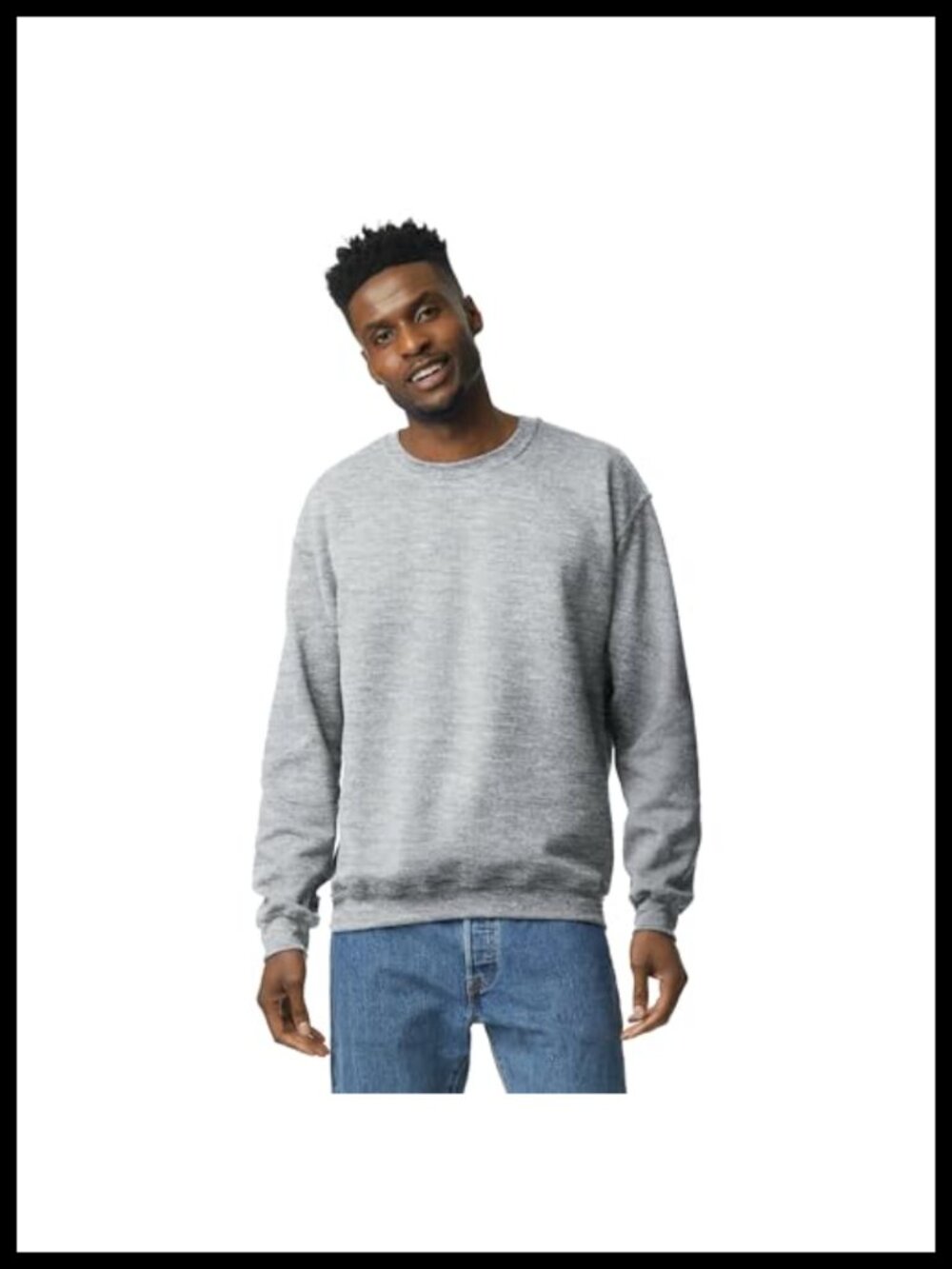 Men's Fleece Crewneck Sweatshirt Long Sleeve Pullover